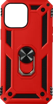 Produktbild von Avizar, Schutzhülle mit Ring-Halterung für Apple iPhone 13, Rot
