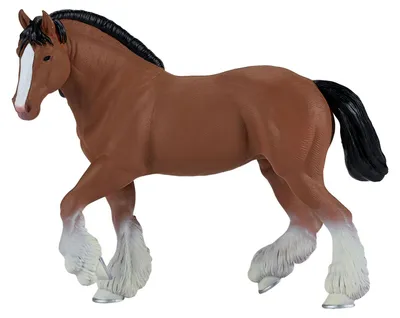 Zdjęcie produktu dla Mojo Fun Clydesdale Horse Brown, 3 lat(a), HORSE WORLD, Brązowy, Polichlorek winylu (PVC)