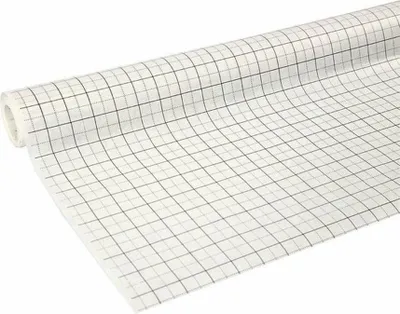 Produktbild von Gemustertes Papier mit Rautenmuster, weiß - 15 m x 80 cm - 2 Rollen