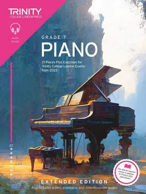 Immagine prodotto di Trinity College London Piano Exam Pieces Plus Exercises from 2023: Grade 7: Extended Edition