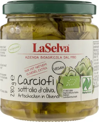 Produktbild von LaSelva Artischocken in Olivenöl - 280g