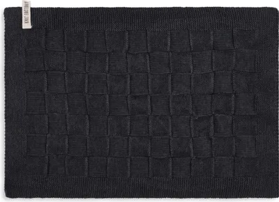 Produktbild von Knit Factory Tischset Uni - Anthrazit - 50x30 cm
