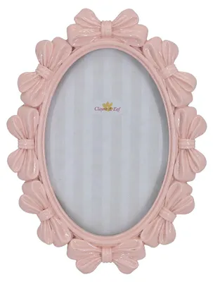 Produktbild von Clayre & Eef Bilderrahmen Rosa Kunststoff