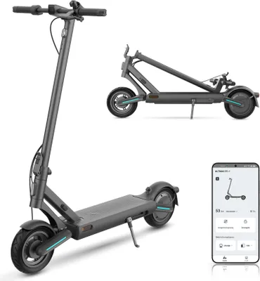 Produktbild von Odys Ultron i75 E-Scooter mit Deutscher Straßenzulassung & Dual-Vollfederung (max. 20km/h, 75km Reichweite, bis zu 25% Steigung, 10" Luftreifen)