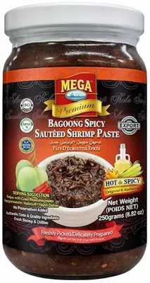 Produktbild von Bagoong Hot - 250g - Pikante Garnelenpaste - Asiatische Küche - Philippinische Spezialität