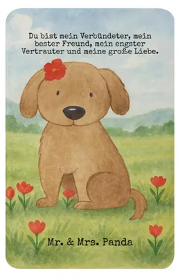 Produktbild von Mr. & Mrs. Panda Winterdecke Hund Dame Design 100 x 150 cm - Weiß - Geschenk, Kuscheldecke, Decke, Sprüche, Couchdecke, Liebe, Tagesdecke, Hunde, Flauschdecke, Niedlich