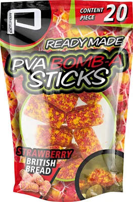 Produktbild von Pelzer Pellets PVA Bomb-A Sticks (Strawberry British Bread)