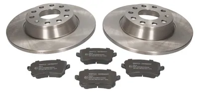Produktbild von MAPCO Bremsenset Hinten Bremsscheiben Beläge Satz für VW GOLF VI (5K1) 286mm