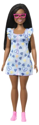 Produktbild von Mattel Barbie Modepuppe - Puppe mit Down-Syndrom - Herzchenkleid