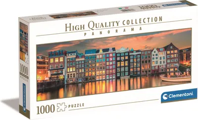 Image de Clementoni Jigsaw Puzzle Panorama Bright Amsterdam, 1000pcs.