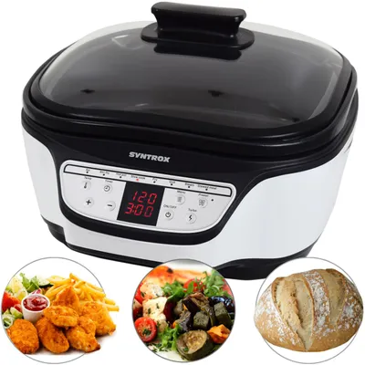Produktbild von Syntrox Multikocher Multifunktionskocher Multicooker 8in1 mit Digital Panel MC-1500W