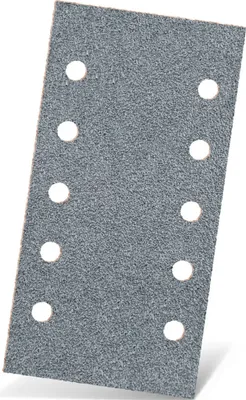 Produktbild von MENZER Platinum Klett-Schleifblätter, 230 x 115 mm, 10-Loch, f. Schwingschleifer, Halbedelkorund (50 Stk.) K60