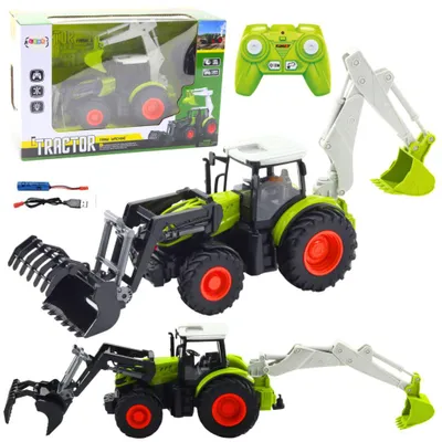 Obrázok produktu pre Poľnohospodársky traktor 2 v 1 na diaľkové ovládanie
