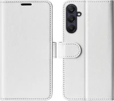 Produktbild von Mobigear Classic  Samsung Galaxy A26 Hülle Klapphülle Geldbörse - Weiß