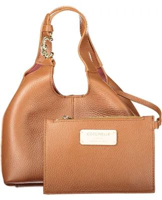 Produktbild von Vielseitige braune Handtasche mit abnehmbarem Schultergurt & Innentasche