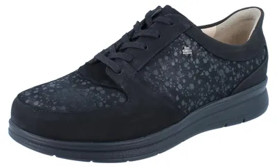 Immagine prodotto di Finn Comfort Royan scarpe stringate da donna, comode, nere, pelle, NUOVO - scarpe da donna Scarpe stringate comode, nere, pelle (buggy/estelar)