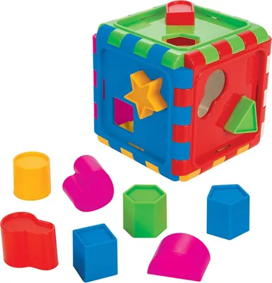 Produktbild von Pilsan Formsortierer Box 03226 Sortierspiel Steckspiel zehn verschiedene Formen bunt