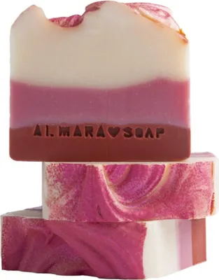 Produktbild von Almara Soap Handgemachte Seife Göttliche Himbeeren 100 g