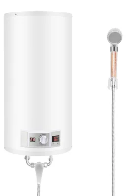 Produktbild von Elektrischer Warmwasserspeicher Boiler - DSZF-80 - 50 L vertikal Wandmontage 2000 W 220 V IPX4 - Weiß