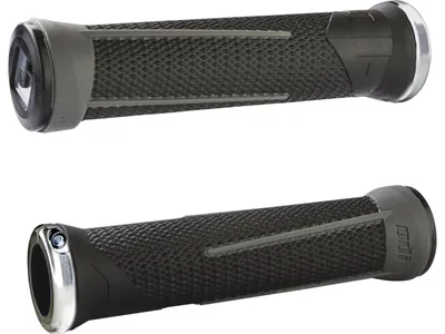 Produktbild von ODi MTB Griffe AG-1 Signature Lock-On 2.1, Farbe:silber/schwarz-graphit