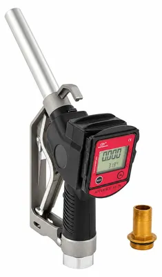 Immagine prodotto di Erogatore gasolio, pistola contalitri diesel e olio, display LCD 60 l/min, ugello rifornimento con flussometro digitale