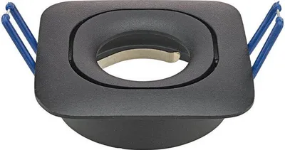 Produktbild von SIGOR Einbaustrahler Eckig 82mm schwarz Downlight schwenkbar