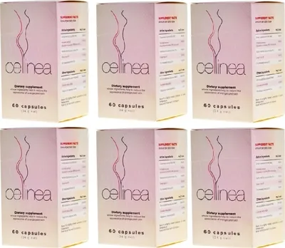 Zdjęcie produktu dla 6X Uzyskaj gładką, jędrną skórę dzięki Cellinea – skutecznym tabletkom antycellulitowym!