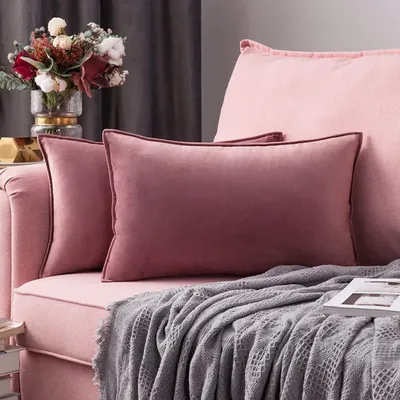 Produktbild von Kissenbezüge Samt 30x50 cm Marmelade 2 Stück Polyester