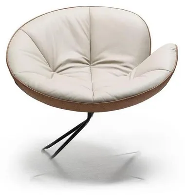 Produktbild von Sessel Sitzer Design Wohnzimmer Polster Holz Einsitzer Moderne Weiß