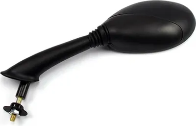 Immagine prodotto di Specchietto Sinistro HERT nero Ovale 147x82mm Passo destra D. 8x1.25 per PIAGGIO