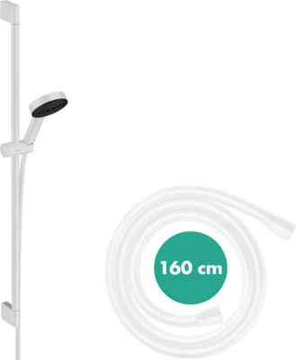 Immagine prodotto di hansgrohe Pulsify Select S set de douche 105, EcoSmart, 3jet Relaxation, barre de douche 900mm incluse, 24171700, 24171700