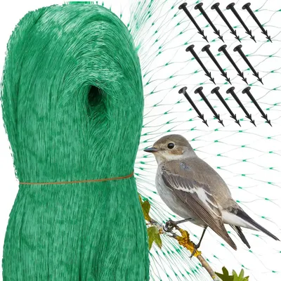 Productafbeelding van Vogelbeschermingsnet, herbruikbaar, 8 x 14 meter, geschikt voor tuin en bomen