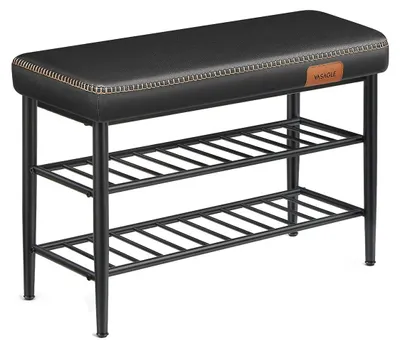 Immagine prodotto di Scarpiera con spazio contenitivo – Ingresso – Colore: nero – Dimensioni: 30 x 80 x 50 cm – Peso: 6,3 kg