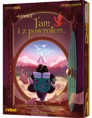 Obrázek produktu pro Hobbit Tam i z powrotem Gra kościana Rebel