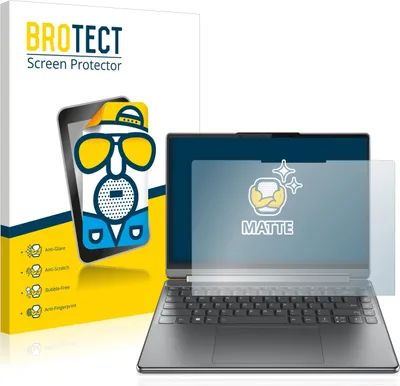Produktbild von BROTECT Schutzfolie für Lenovo Yoga 9i Gen 7 14" 16:10 Displayschutz Displayschutzfolie Folie Matt Entspiegelungsfolie