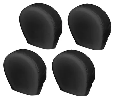 Produktbild von Reifenabdeckung 4er Set, 66 bis 73 cm, schwarz, für Wohnmobil