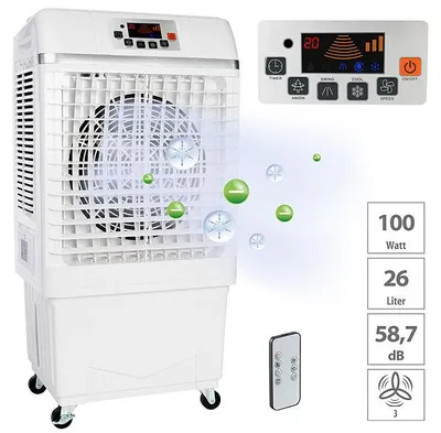 Image de Rafraîchisseur/humidificateur d'air LW-620 avec fonction ioniseur 26 L/100 W