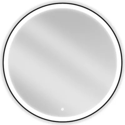 Immagine prodotto di Mexen Esso specchio da bagno retroilluminato, rotondo 90 cm, LED 6000K, antiappannamento, cornice nera - 9825-090-090-611-70