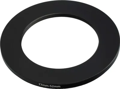 Produktbild von vhbw Step-Down-Ring Adapter 77 mm auf 52 mm für Kamera Objektiv - Filteradapter Metall