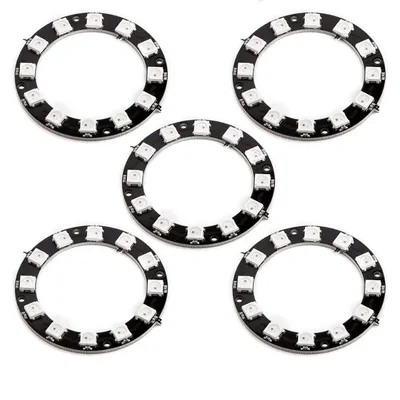 Produktbild von AZ-Delivery LEDs LED Ring 5V RGB WS2812B 12-Bit 50mm, 5X 12-Bit Ring