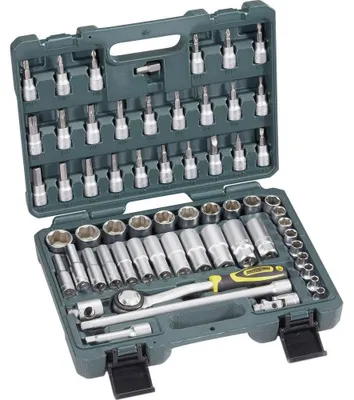 Imagen del producto de Juego de llaves de vaso Brüder Mannesmann de 10 mm (3/8"), 61 piezas