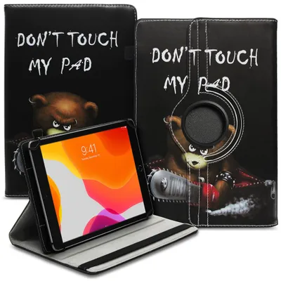 Produktbild von Tablet Hülle für Pritom M10 10,1 Zoll Tasche Schutzhülle Case Cover 360 DrehbarFarben:Motiv 8