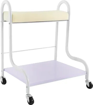 Obrázek produktu pro Salonní vozík, přenosný design, odolný kov a dřevo, koupelnový vozík