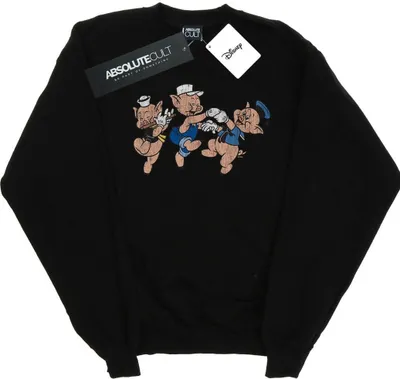 Produktbild von Disney - "Having Fun" Sweatshirt für Herren BI17797 (XXL) (Schwarz)