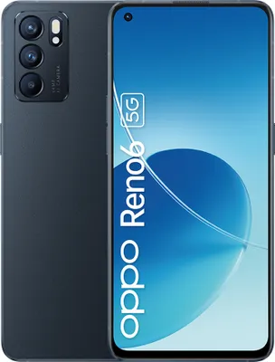 Image de OPPO Reno 6 16,3 cm (6.43") Double SIM Android 11 5G USB Type-C 8 Go 128 Go 4300 mAh Noir
