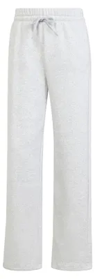 Produktbild von adidas Damen Essentials Small Logo Feel Cozy Open Hem Pants, Light Grey Heather/