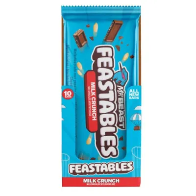 Produktbild von MrBeast Feastables Milk Crunch (10 x 60g)