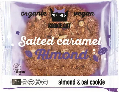 Produktbild von Kookie Cat 228308, Plätzchen, Mandel, 50 g, Rund, CE, 487 kcal