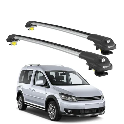 Obrázok produktu pre TURTLE STREŠNÝ NOSIČ AIR-1 VOLKSWAGEN CADDY CROSS SPORT 2003 - 2019 , Silver
