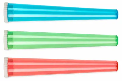 Immagine prodotto di Set da 3 tubi Doobie in plastica colorata